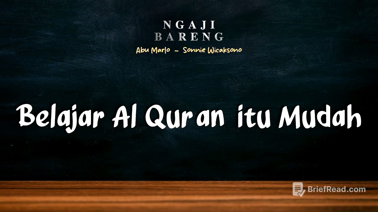 #Eps4 | Belajar Al Quran itu Mudah