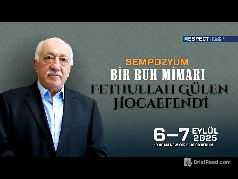 Sempozyum (1.Gün) | Bir Ruh Mimarı: Fethullah Gülen Hocaefendi