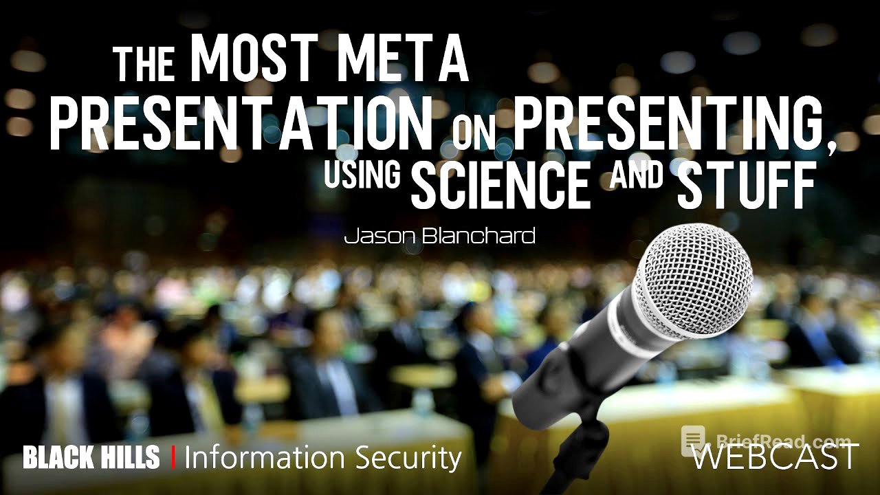 BHIS | How to Share Your Knowledge with Others – Jason Blanchard