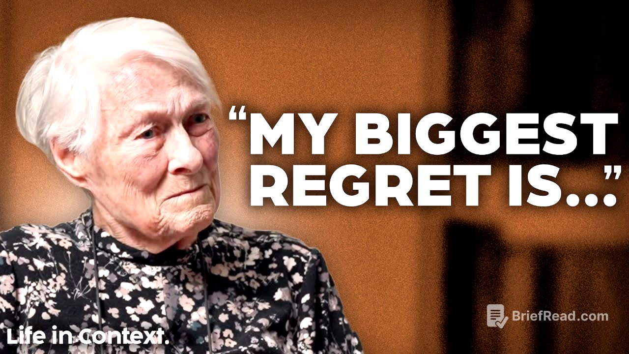90 Year Old Shares Life Regrets