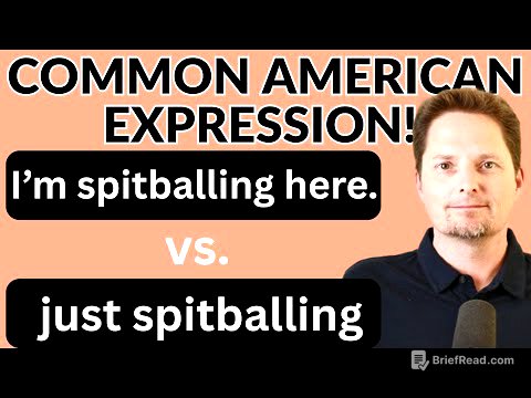 Learn Common American IDIOMS, American expressions, I'm just spitballing here. /at point blank range