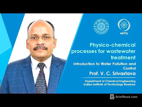 Lecture 01: Introduction to Water Pollution and Control