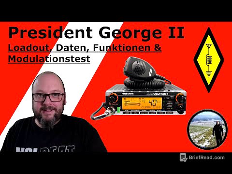 President George II unboxing, Daten, Funktionen & Modulationstest #cbfunk #amateurfunk #president