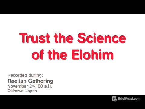Maitreya Rael: Trust the Science of the Elohim (80-11-02)