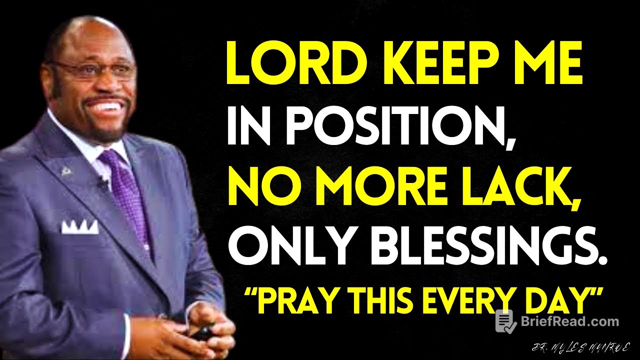 PRAY this Every Day - LORD Keep Me in POSITION, So I Don't Have to Beg, Borrow or STRUGGLE |DR MYLES