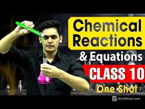 Chemical reactions and equations🔥| CLASS 10| ONE SHOT| Ncert Covered