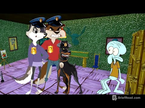 Squidward gets an Anti Piracy Screen gets arrested and gets grounded [don't choose Piracy!]