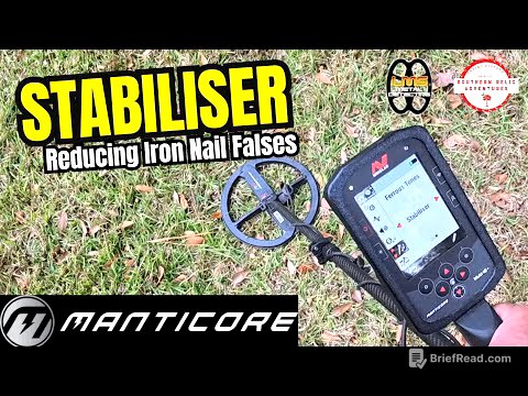 Minelab Manticore - Stabiliser - Reducing The Iron Nail Falsing 