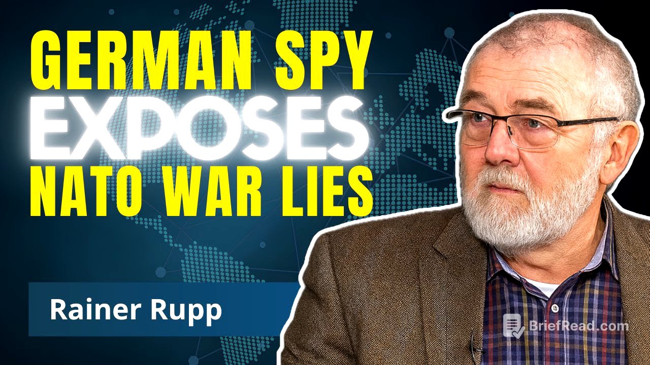 Ex-Spy Reveals: NATO's Goal To Destroy Russia AND Europe | Rainer Rupp