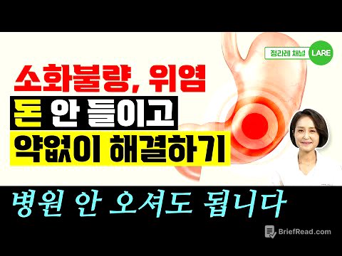 평생 안 낫는 소화불량, 위염 음식으로 치료하기. 위장병 치료 모음집. 60분 재생 [정라레]