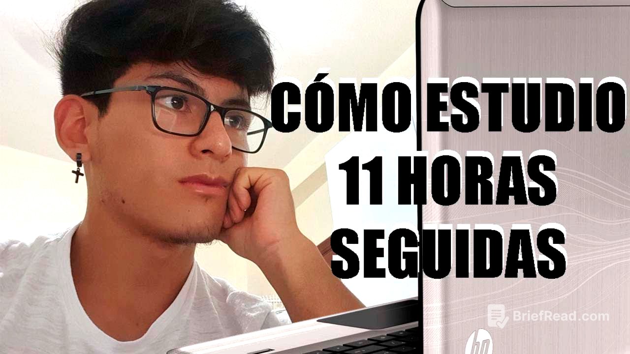 Cómo estudio 11 horas al día