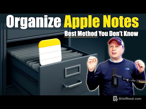 Best Way To Organize Your Apple Notes - Most Don't Know This Method