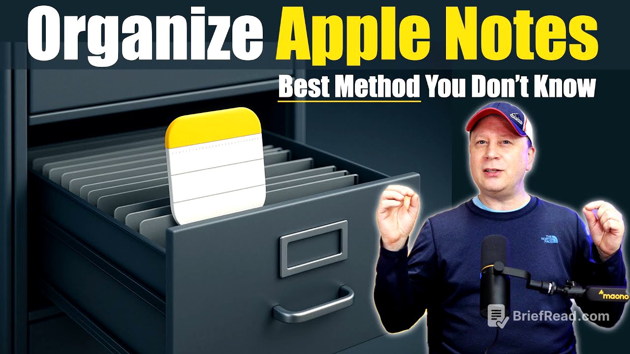 Best Way To Organize Your Apple Notes - Most Don't Know This Method