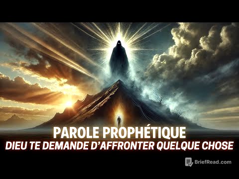 DIEU TE DEMANDE D'AFFRONTER QUELQUE CHOSE - PAROLE PROPHÉTIQUE