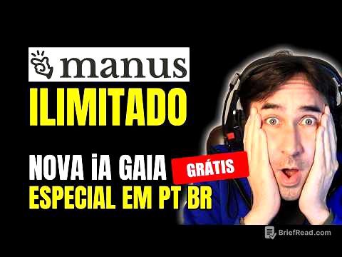 MANUS Agora SEM LIMITES, NOVO Modelo GAIA em Português BR e Bob no TDC Floripa na Trilha de iA Gen