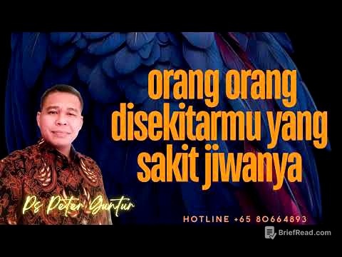 ORANG ORANG YANG SAKIT JIWANYA DI SEKITARMU   -  PETER GUNTUR