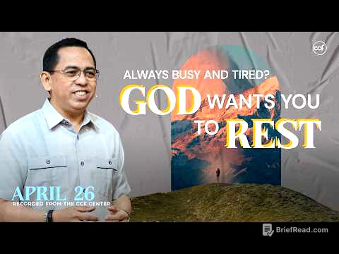 Worship The True God: Honor His Name; Honor His Sabbath Day | Bong Saquing | April 26, 2026