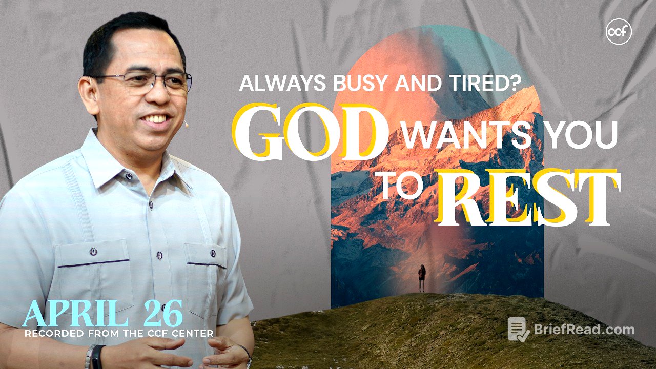 Worship The True God: Honor His Name; Honor His Sabbath Day | Bong Saquing | April 26, 2026