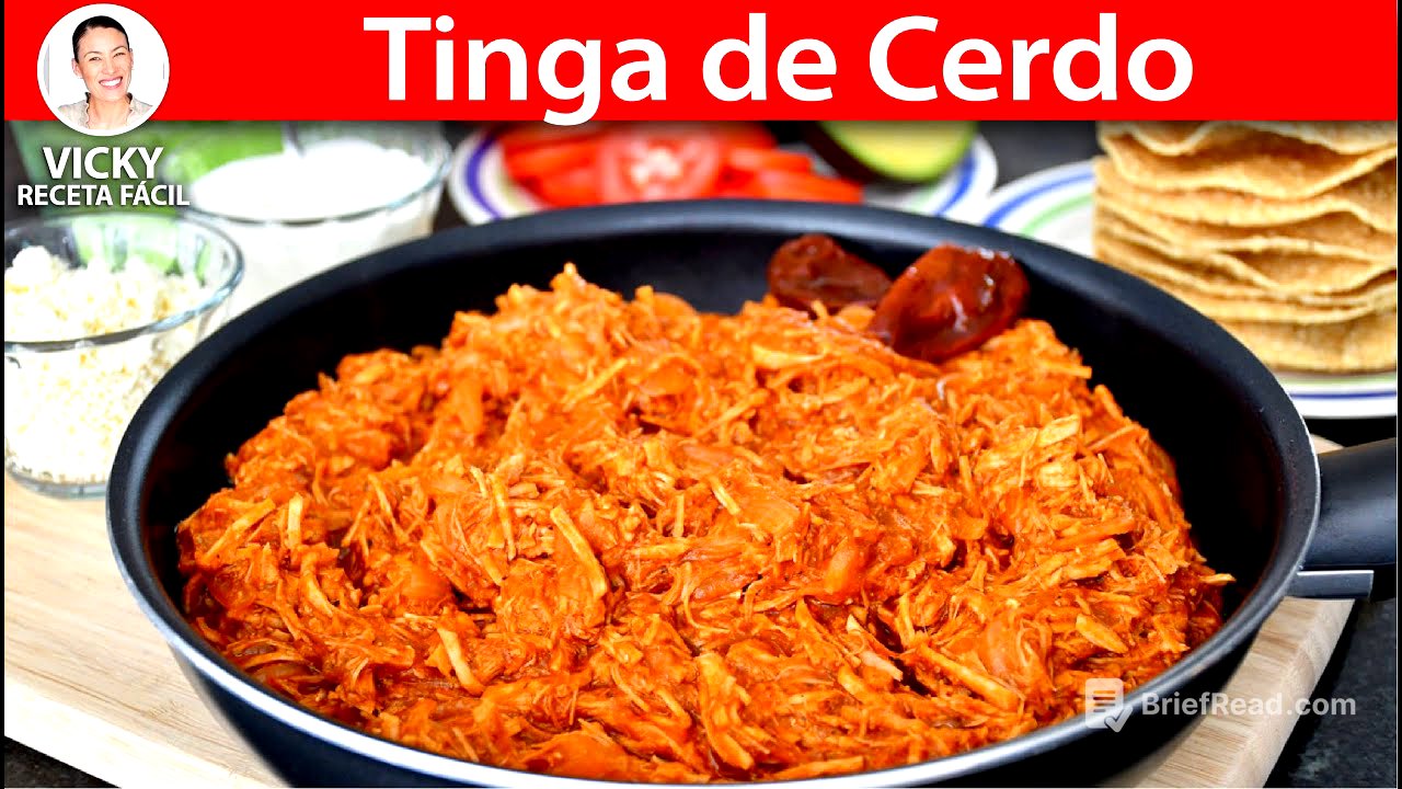 TINGA DE CERDO | Vicky Receta Facil