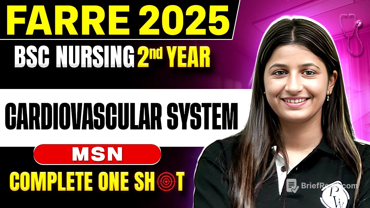 Cardiovascular System MSN Bsc Nursing 2nd Year | Farre Series For Bsc Nursing #bscnursing2ndyear