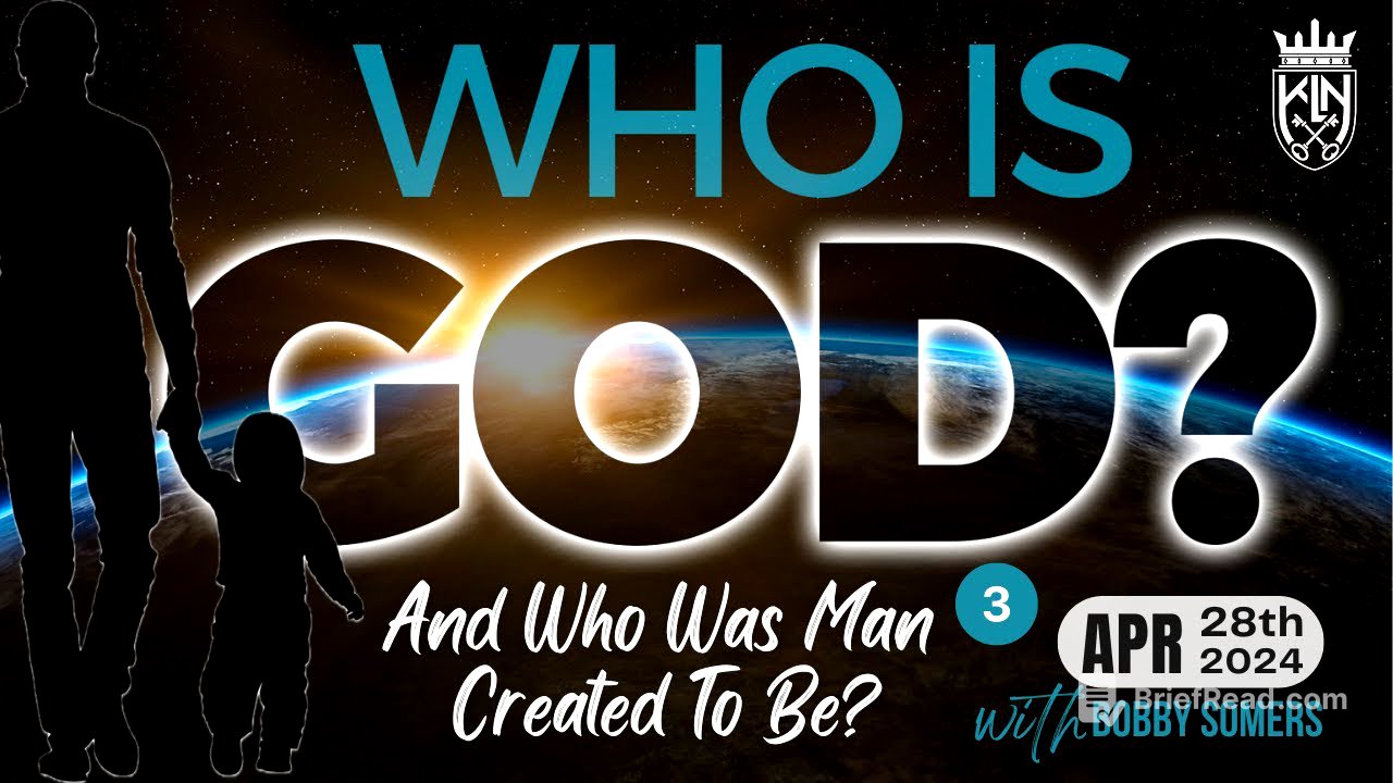 Bobby Somers l  Who Is God?  And Who Was Man Created To Be?  #3  (April 28, 2024 - MONTREAL, QC)