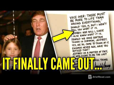 SECRET Epstein Letter CONFIRMS Trump’s SICK CRIMES