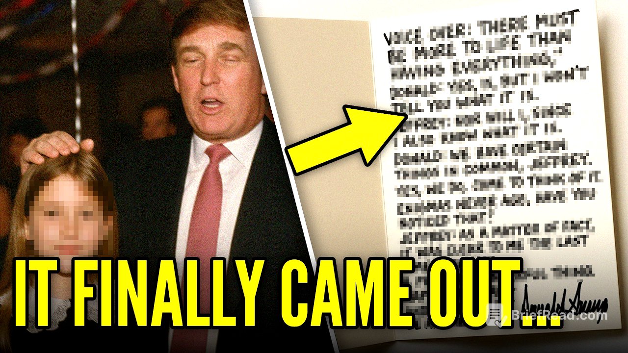 SECRET Epstein Letter CONFIRMS Trump’s SICK CRIMES