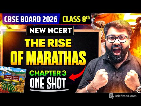 The Rise of Marathas | Class 8 New NCERT SST Chapter 3 | By Gautam Lakhani