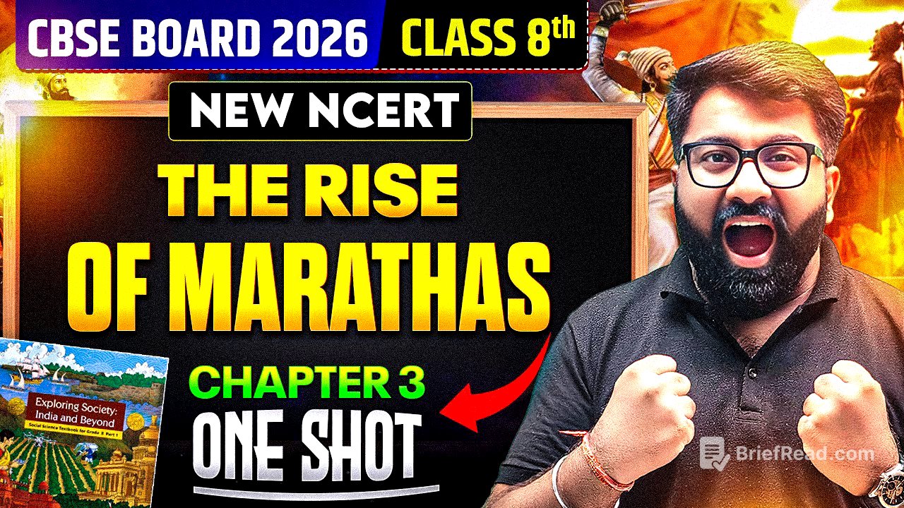 The Rise of Marathas | Class 8 New NCERT SST Chapter 3 | By Gautam Lakhani