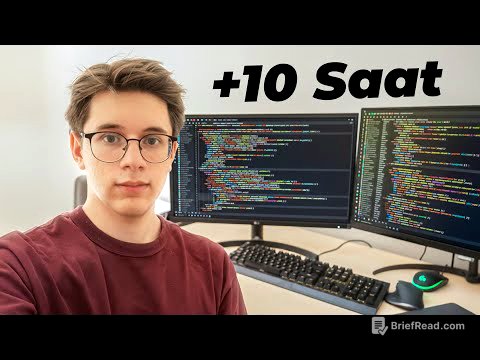 20 Yaşında ‘YAZILIMCI‘ Olmak ! - Nasıl 10 SAAT Disiplinli Çalışıyorum ? #vlog