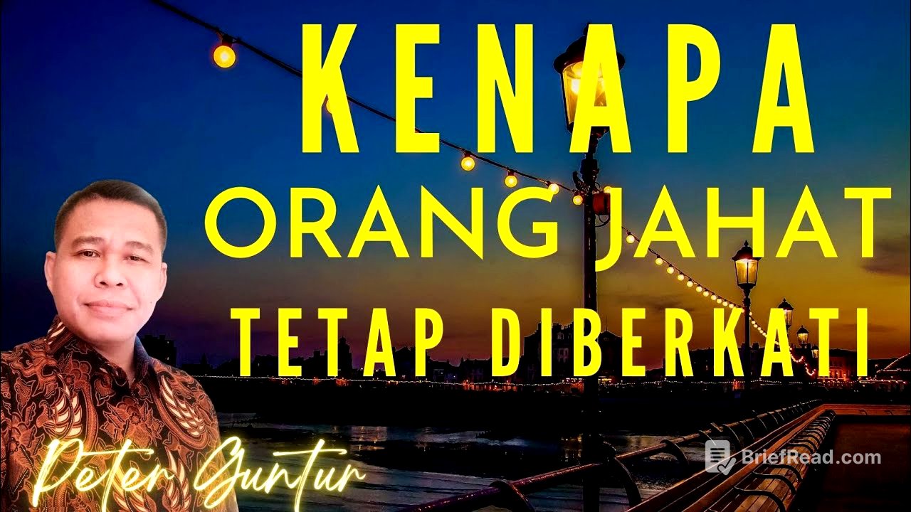 KENAPA ORANG JAHAT TAMBAH DIBERKATI   -    PETER GUNTUR