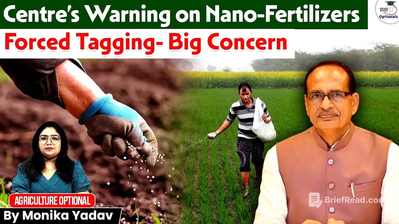 Nano Fertilizer: Revolution in Farming or Recipe for Disaster? | Monika Yadav | StudyIQ Optionals