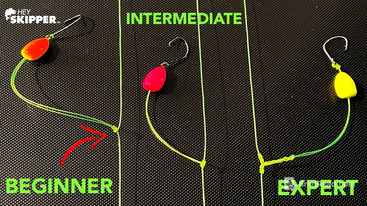 3 Levels of Fishing Rigs Tying! Bottom Fishing/ High-Low rig