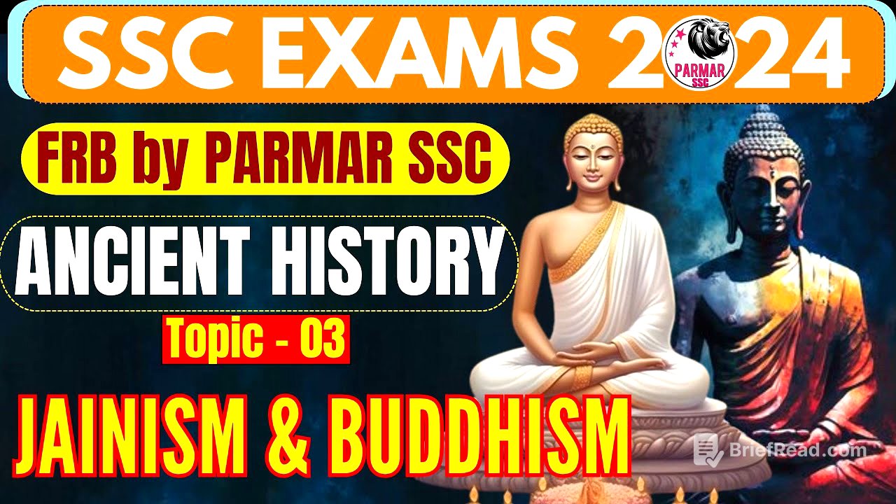 HISTORY FOR SSC | JAINISM & BUDHISM | FRB | PARMAR SSC