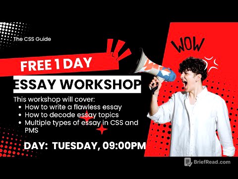 Essay Grand Workshop | Decoding Topics Making Outlines, and Writing Essays