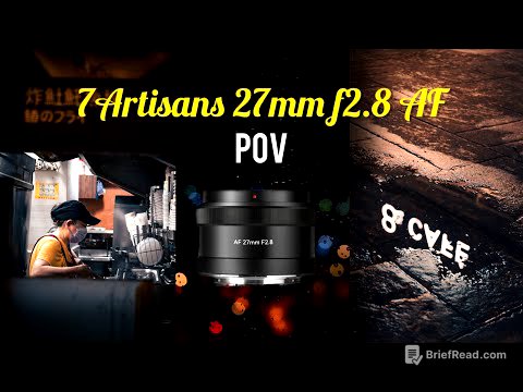 7artisans 27mm F2.8 AF POV Street Photography (on Sony ZVE10)