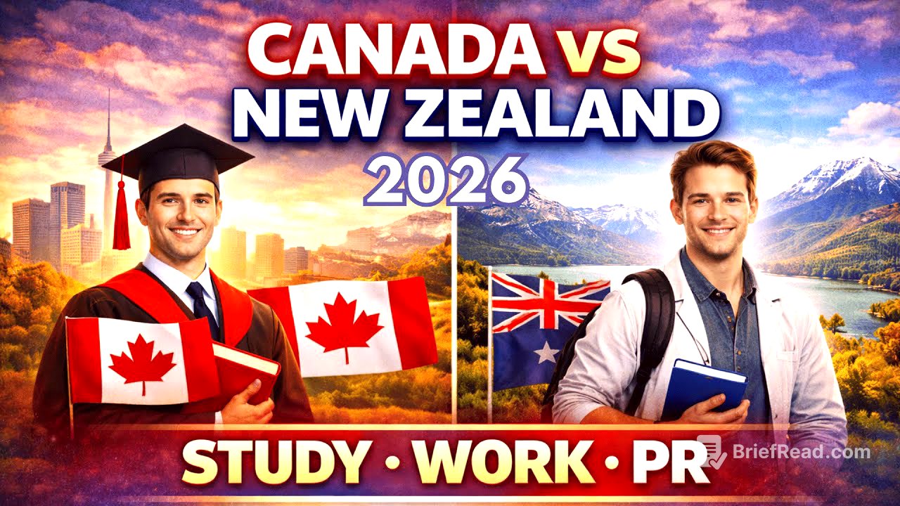 🇨🇦 Canada or 🇳🇿 New Zealand — A Comparison You’ve Never Seen! PR, Work Permit & Study Options 2026