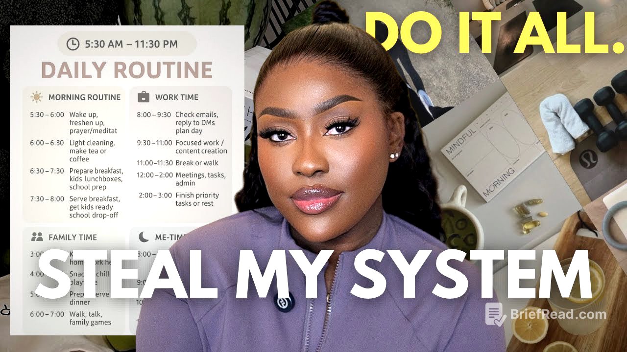 How To Make TIME for EVERYTHING *even with a FULL TIME JOB* Productivity & Discipline l LUCY BENSON