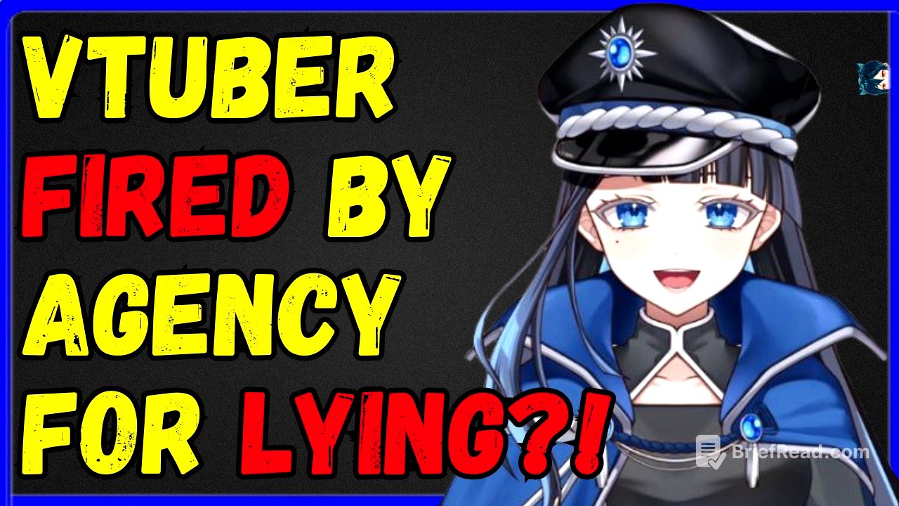 Vtuber FIRED by Agency for LYING and BULLYING?!