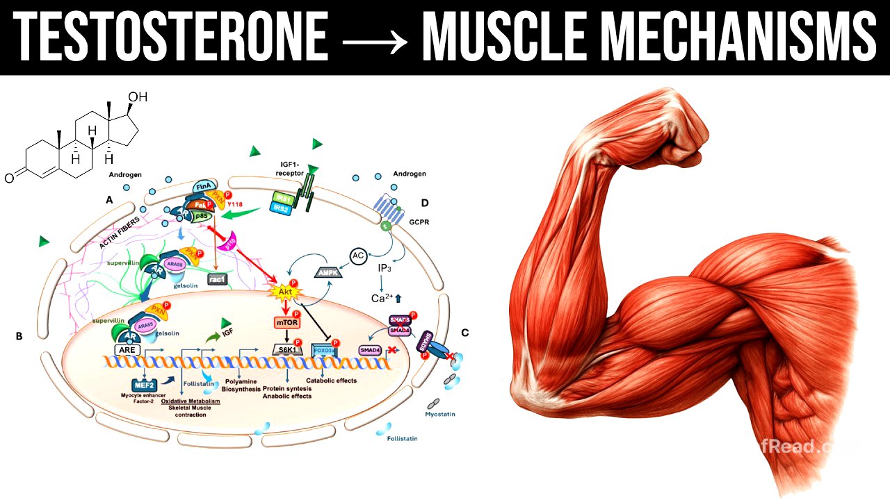 Exactly How Testosterone Increases Muscle Growth (Molecular Mechanisms)
