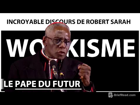 Incroyable discours du Cardinal Robert Sarah