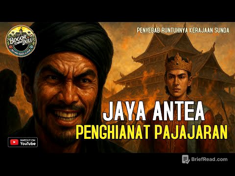 Pengkhianatan Jaya Antea | Penyebab Runtuhnya Pajajaran