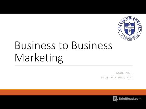 Business to Business marketing 12 1