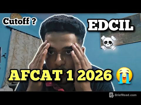 My AFCAT 1 2026  ? 🤷 | Edcil Afcat Level ☠️ | Afcat Aspirants must Watch #afcat#edcil#airforceexam