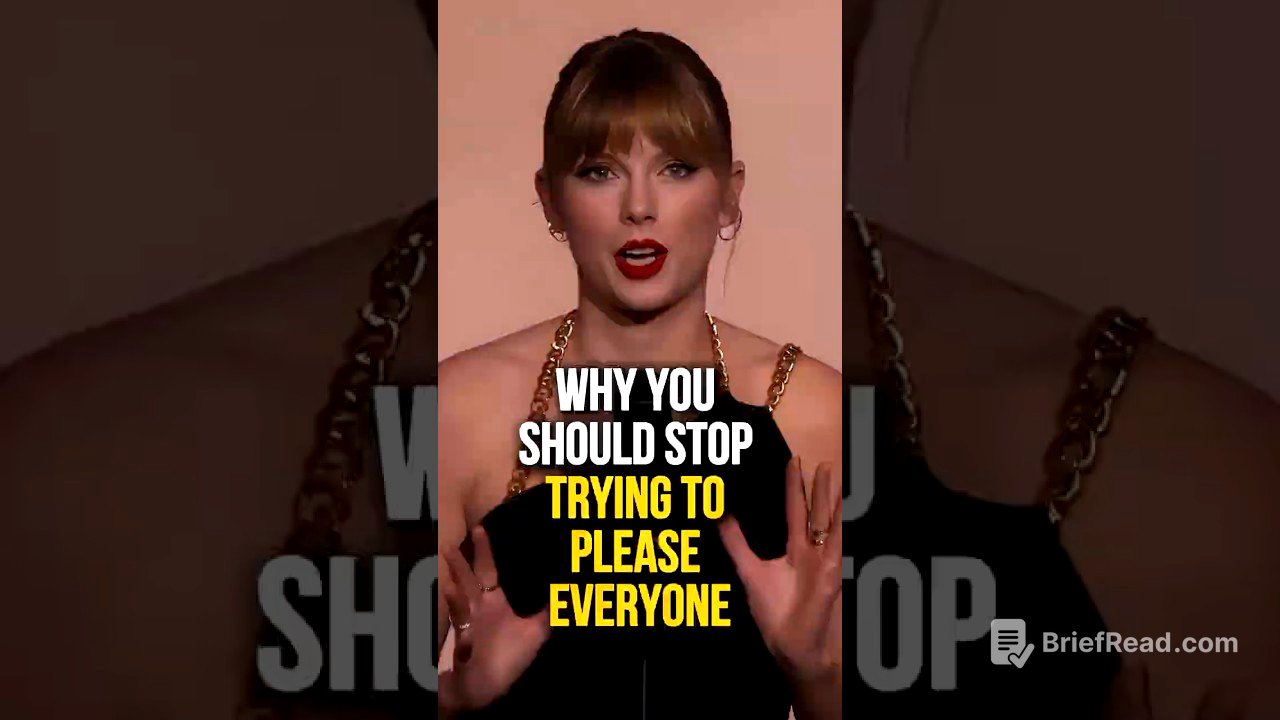 Why You Should Stop Trying To Please Everyone #taylorswift #advice