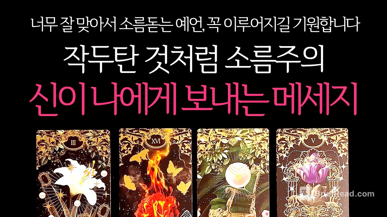 [타로]🌹작두주의🔥지금 신이 나에게 보내는 메세지🔮 곧 일어날 일•연애운•행운을 올려주는 꿀팁들까지🙏🏻