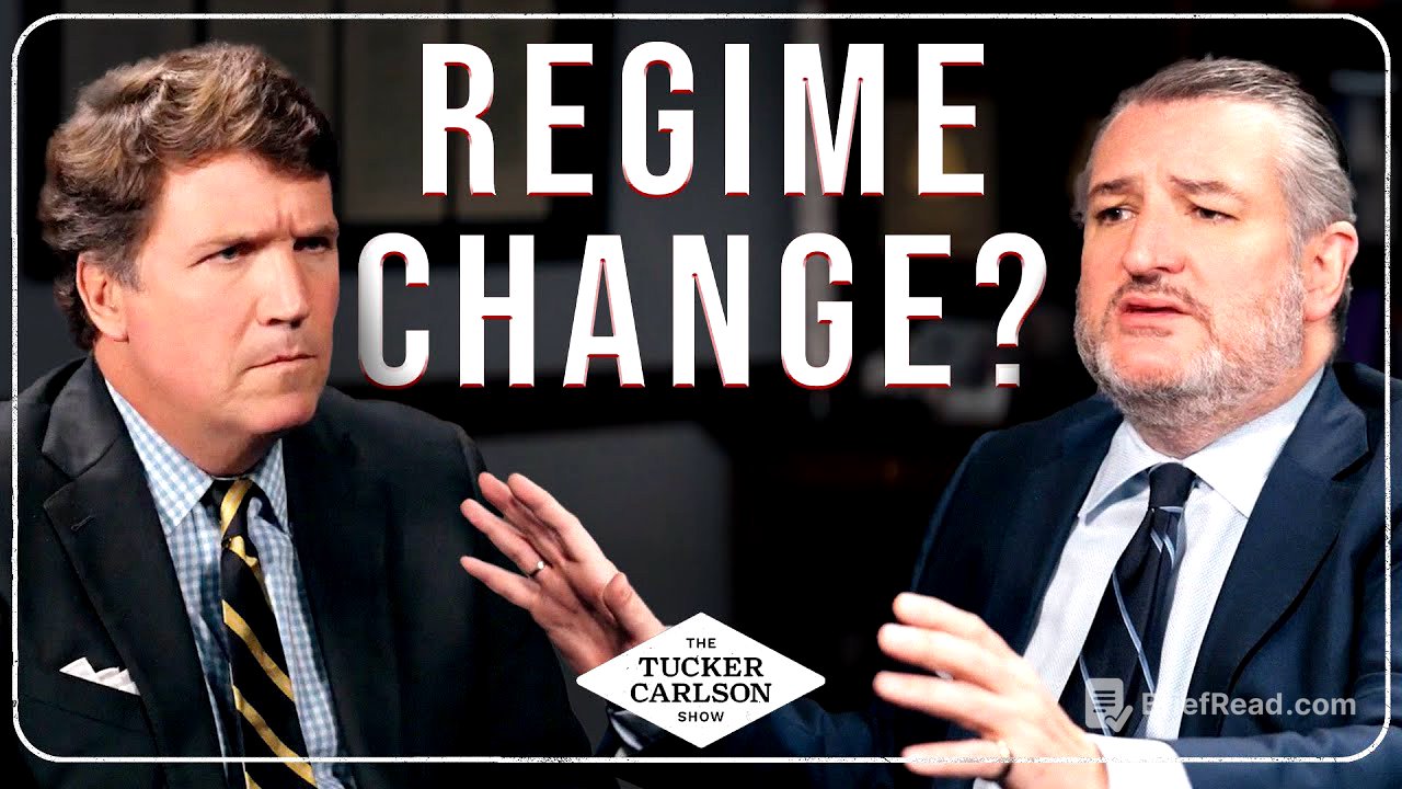 Tucker Confronts Ted Cruz on His Support for Regime Change in Iran