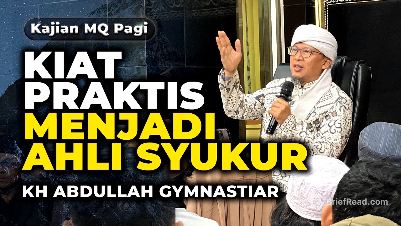 🛑LIVE Kiat Praktis Menjadi Ahli Syukur - Kajian MQ Pagi Masjid Daarut Tauhiid Bandung | 27/06/2025