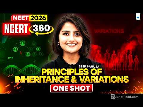 ⚡NEET 2026: NCERT 360: Principles Of Inheritance and Variation - One Shot | Seep Pahuja