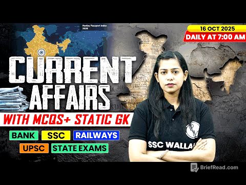 Current Affairs Today | 16 October Current Affairs 2025 | Daily Current Affairs | By Krati Mam